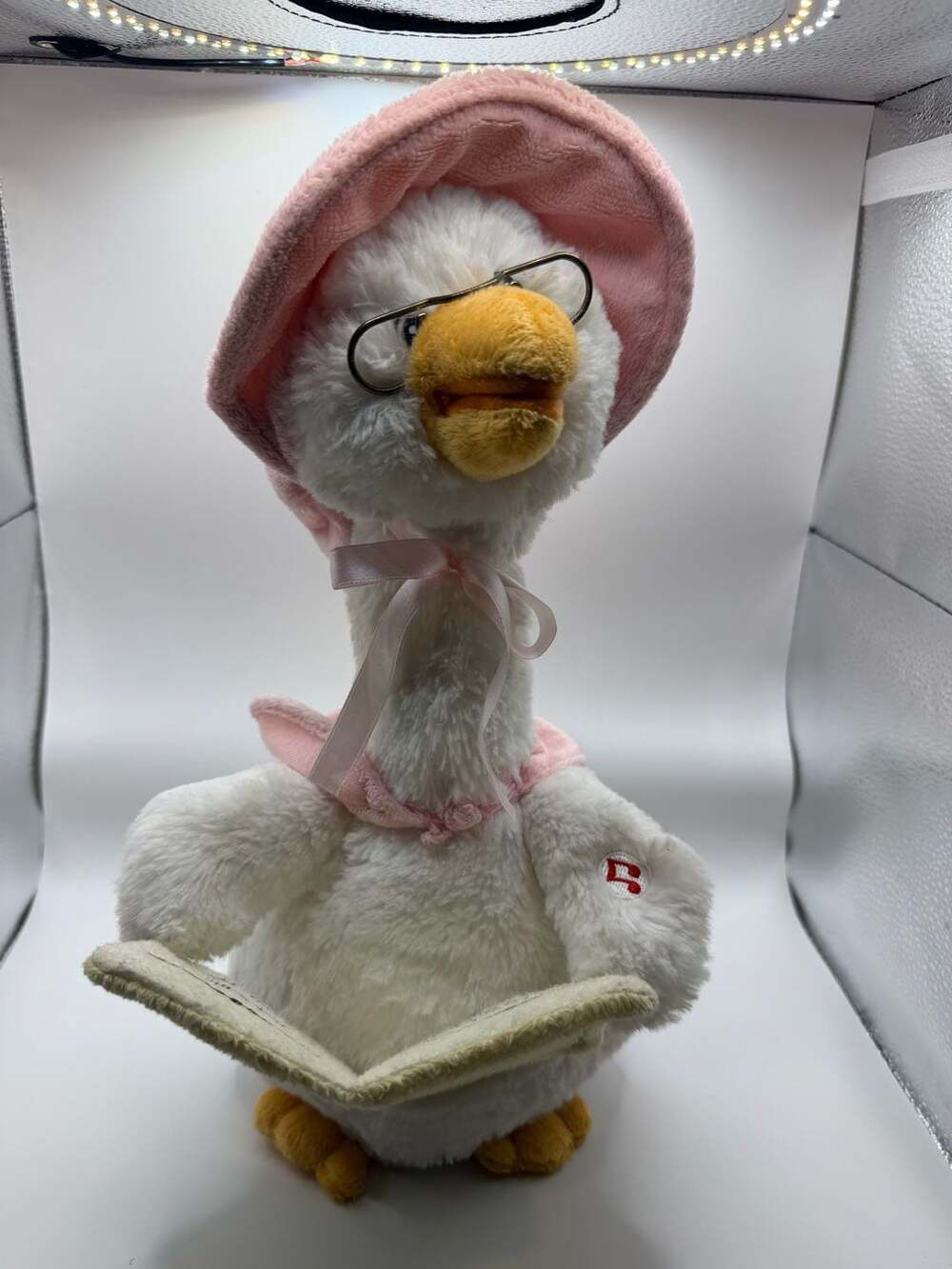 Cuddle Barn Mother Goose Animated Talking and Singing Nursery Rhyme Plush with P